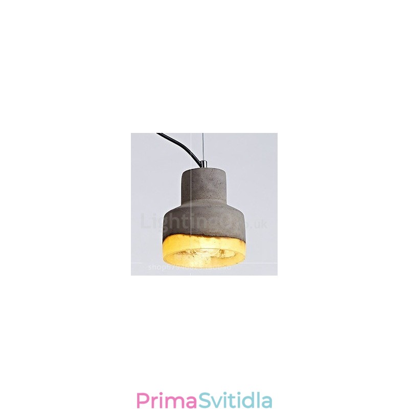Moderní Concrte 1 Light Závěsné světlo