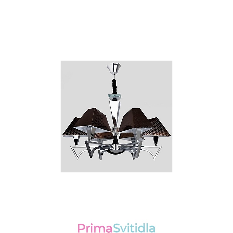 Módní kovaný lustr Umělecký lustr se 6 světly