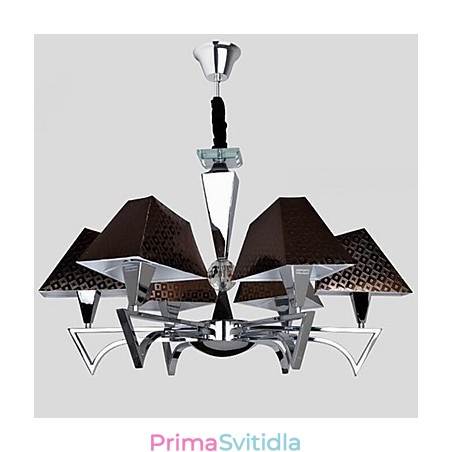 Módní kovaný lustr Umělecký lustr se 6 světly