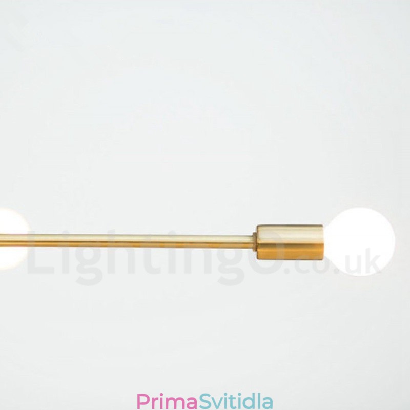 Moderní současná měděná lustrová lampa 5