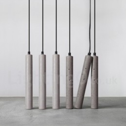 Moderní Concrte 1 Light Závěsné světlo