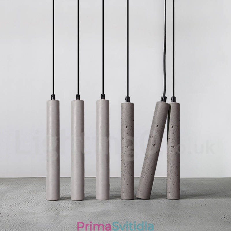 Moderní Concrte 1 Light Závěsné světlo