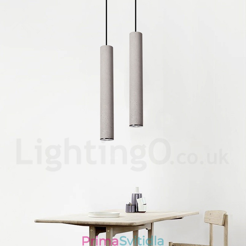 Moderní Concrte 1 Light Závěsné světlo