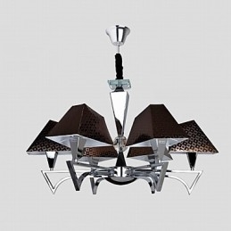 Módní kovaný lustr Umělecký lustr se 6 světly