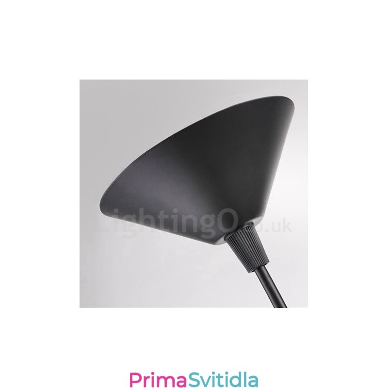 Black Metal Hat Shape 1 Light Retro Vintage Pendant Light