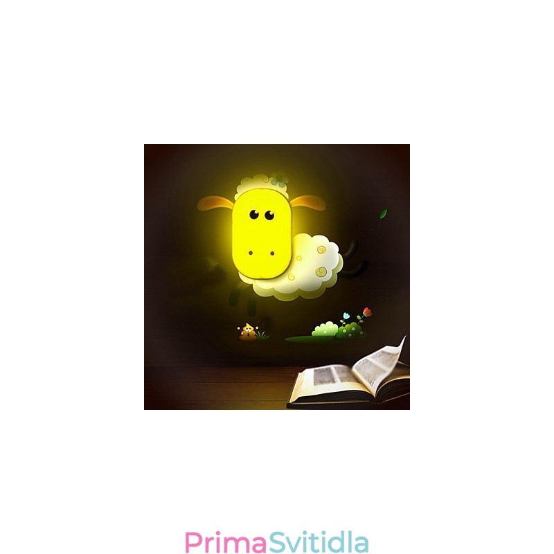 Creative Spirit Inteligentní ovládání světla Malé noční světlo Dětské nástěnné lampy