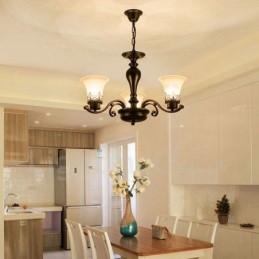 3 Integrovaný kovový lustr Light Rustic Lodge