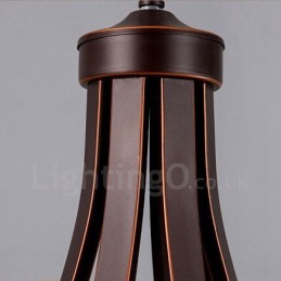 8 Integrovaný kovový lustr Light Rustic Lodge