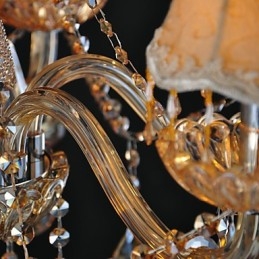 Lustr Crystal Traditional Classic Glass 6 Light