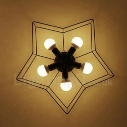 5 Integrovaný lustr Light Rustic Lodge