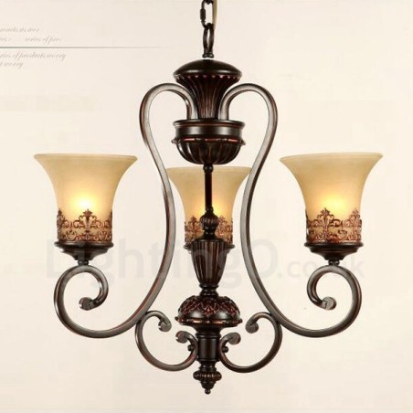 3 Integrovaný kovový lustr Light Rustic Lodge 3 Integrovaný kovový lustr Light Rustic Lodge