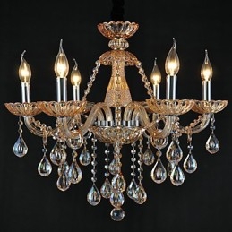 Lustr Crystal Traditional Classic Glass 6 Light