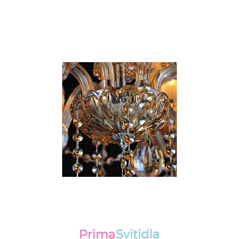 Lustr Crystal Traditional Classic Glass 6 Light