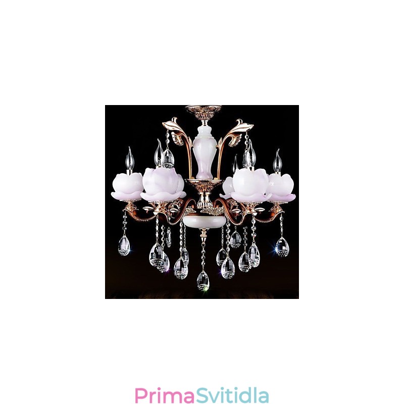 Luxusní přívěsek ze zinkové slitiny Jade Crystal v evropském stylu