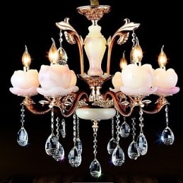 Luxusní přívěsek ze zinkové slitiny Jade Crystal v evropském stylu