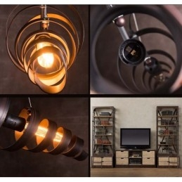 Retro Iron Lamp Moderní minimalistický lustr v průmyslovém stylu