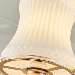 15 Lehký tradiční klasický integrovaný kovový lustr