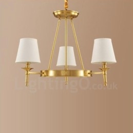 3 Integrovaný kovový měděný lustr Light Rustic Lodge