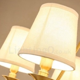 3 Integrovaný kovový měděný lustr Light Rustic Lodge