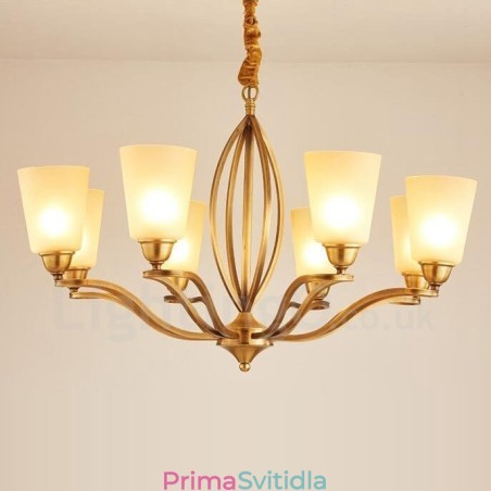 8 Integrovaný kovový lustr Light Rustic Lodge 8 Integrovaný kovový lustr Light Rustic Lodge