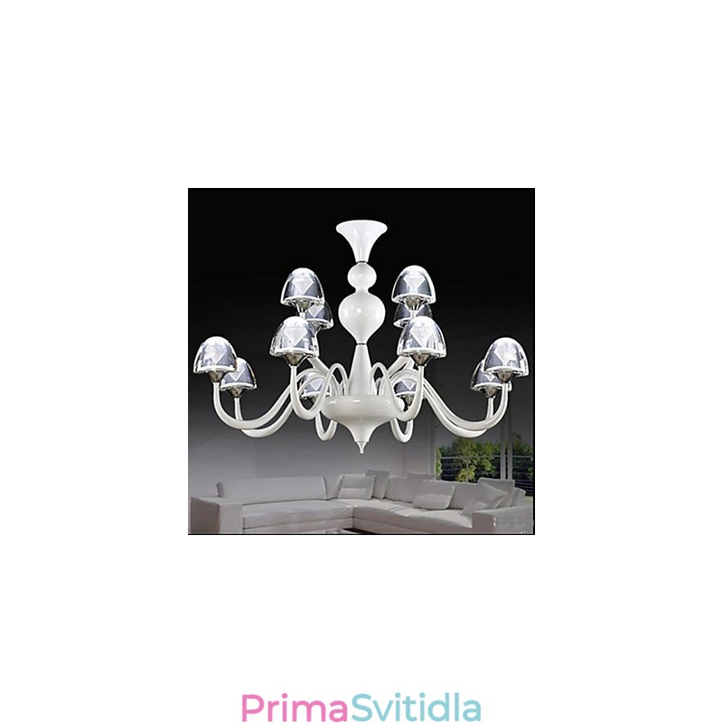 Moderní minimalistický kreativní přívěsek křišťálová houba 8+4