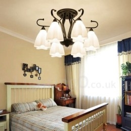 6 Integrovaný lustr Light Rustic Lodge