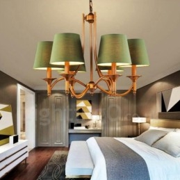 6 Integrovaný kovový lustr Light Rustic Lodge