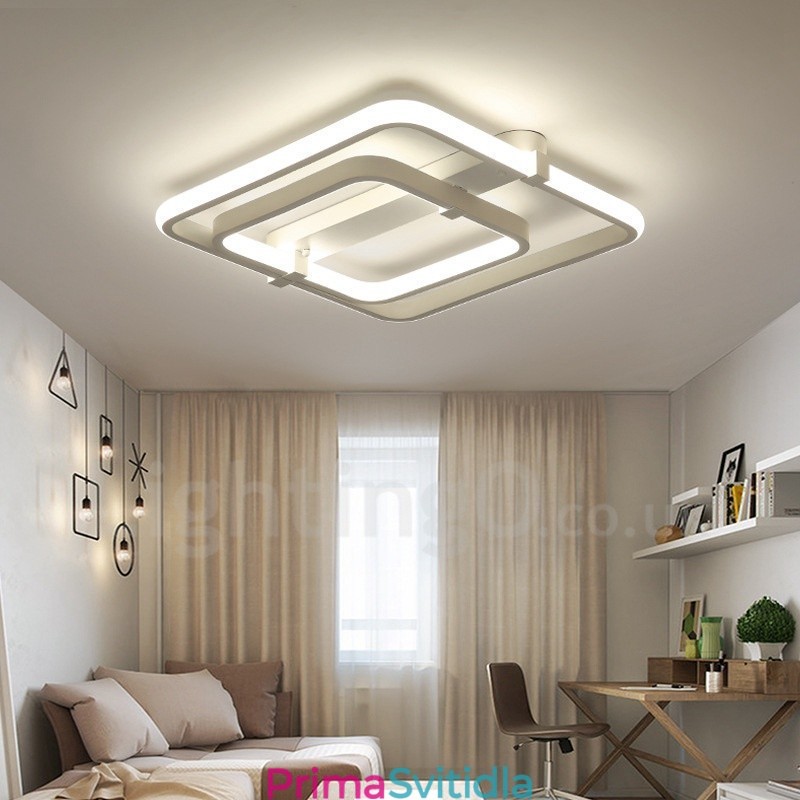 2 kroužky Moderní moderní integrované svítidlo pro zapuštěnou montáž