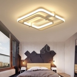 2 kroužky Moderní moderní integrované svítidlo pro zapuštěnou montáž