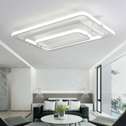 3 kroužky Moderní moderní integrované svítidlo pro zapuštěnou montáž