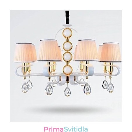 Látkový lustr 8 Lehká moderní minimalistická vysoce kvalitní lampa Látkový lustr 8 Lehká moderní minimalistická vysoce kvalitní lampa