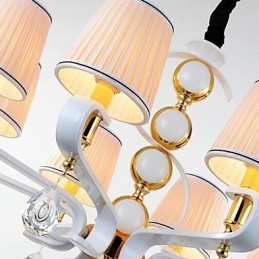 Látkový lustr 8 Lehká moderní minimalistická vysoce kvalitní lampa
