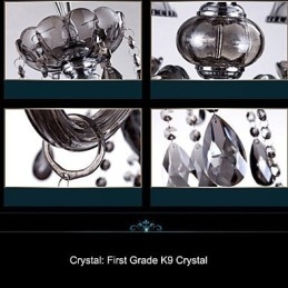 Luxusní křišťálový lustr K9 Crystal lustr