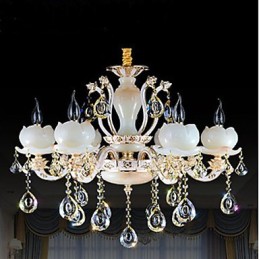 Luxusní přívěsek ze zinkové slitiny Jade Crystal v evropském stylu