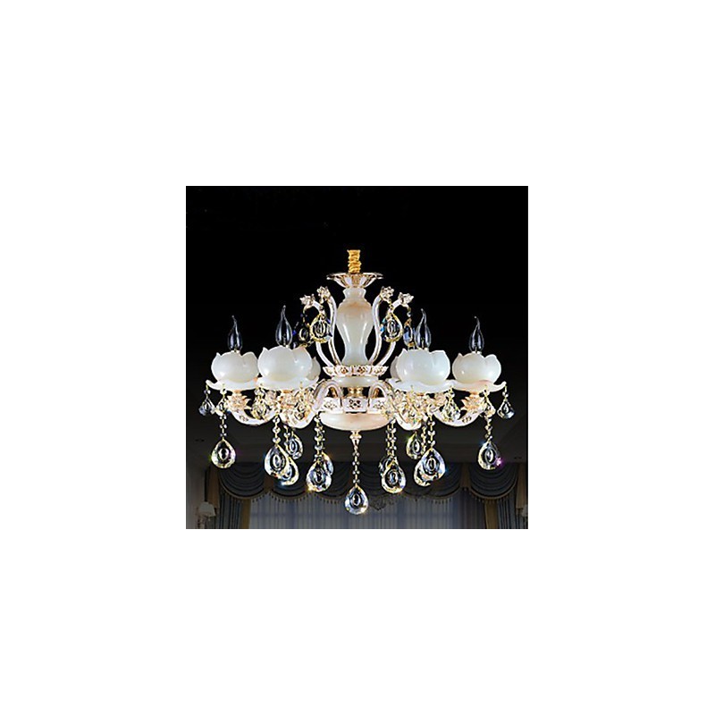 Luxusní přívěsek ze zinkové slitiny Jade Crystal v evropském stylu