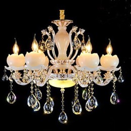 Luxusní přívěsek ze zinkové slitiny Jade Crystal v evropském stylu