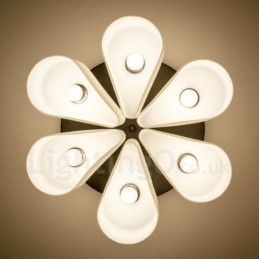 6 Light Rustic Lodge Integrované zapuštěné světlo