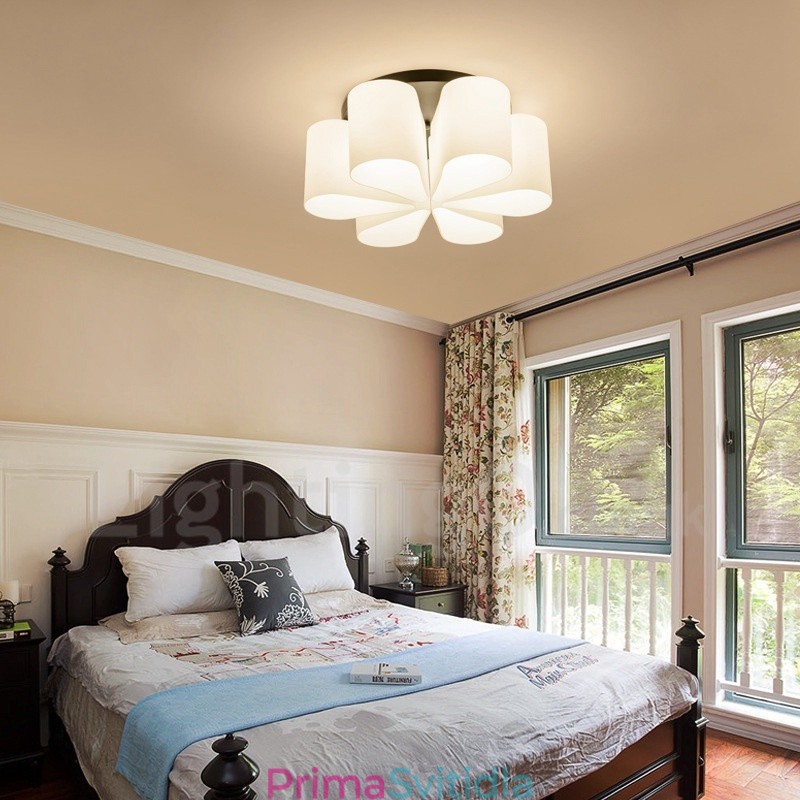 6 Light Rustic Lodge Integrované zapuštěné světlo