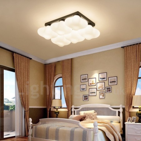 6 Light Rustic Lodge Integrované zapuštěné světlo 6 Light Rustic Lodge Integrované zapuštěné světlo