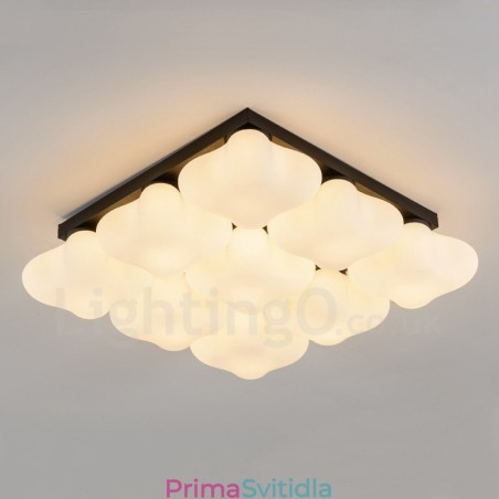 9 Light Rustic Lodge Integrované zapuštěné světlo 9 Light Rustic Lodge Integrované zapuštěné světlo