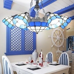 Středozemní moře Venkovské posezení Kreativní 6 + 1 přední lampy a lucerny