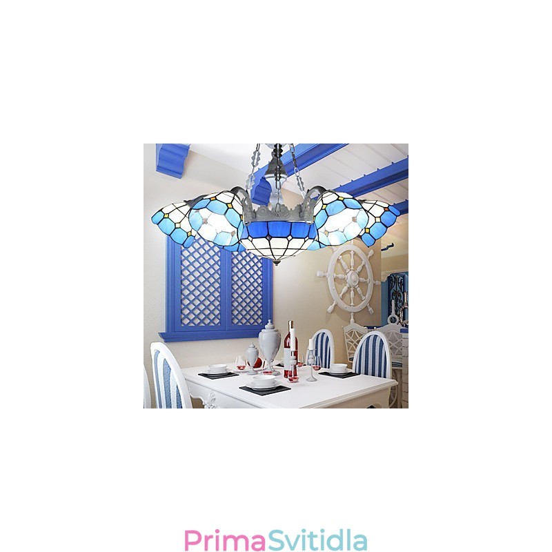 Středozemní moře Venkovské posezení Kreativní 6 + 1 přední lampy a lucerny