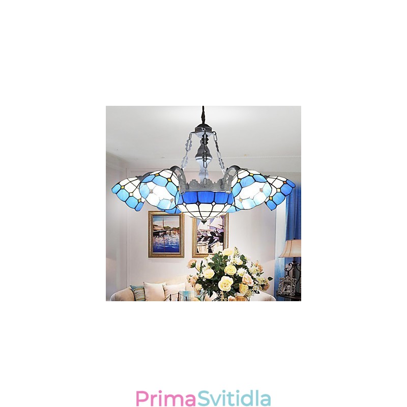 Středozemní moře Venkovské posezení Kreativní 6 + 1 přední lampy a lucerny