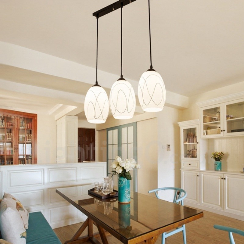 3 Integrované kovové závěsné svítidlo Light Rustic Lodge