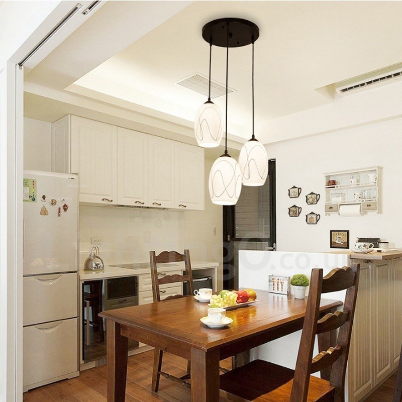3 Integrované kovové závěsné svítidlo Light Rustic Lodge