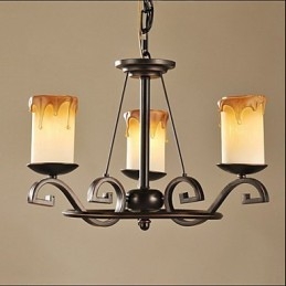 Studie The Antique Candle lamp Iron Chandelier