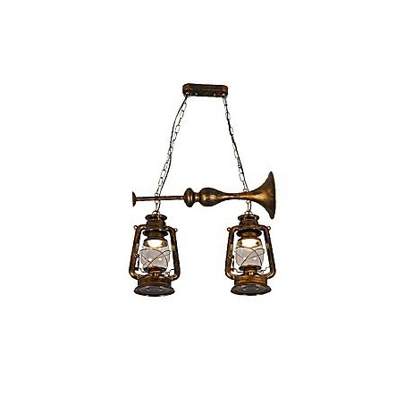 Kovové závěsné svítidlo rustikální Lodge Vintage Retro Mini Style