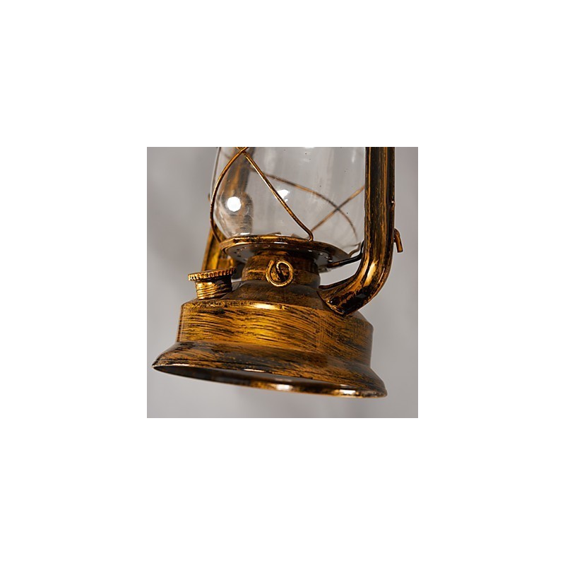 Kovové závěsné svítidlo rustikální Lodge Vintage Retro Mini Style