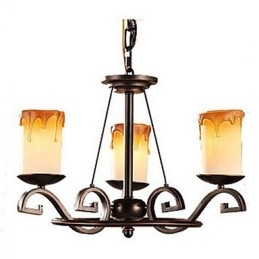 Studie The Antique Candle lamp Iron Chandelier