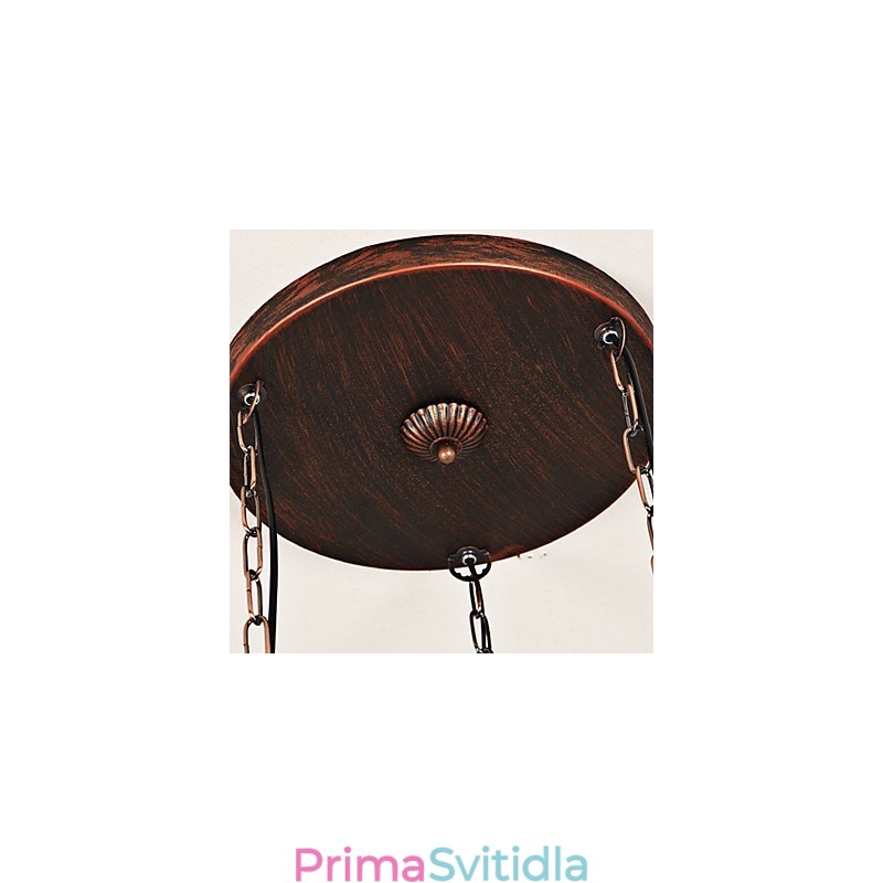 Kovové závěsné svítidlo rustikální Lodge Vintage Retro Mini Style